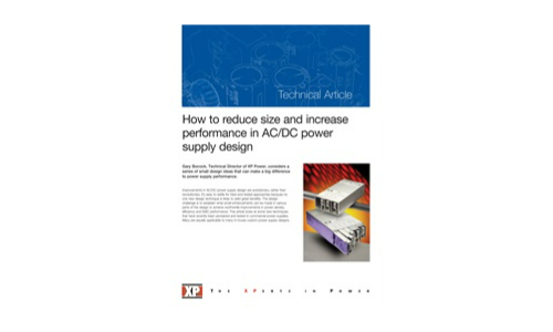 How to reduce size and increase performance in AC/DC power supply design